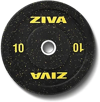 ZIVA 250 lb Olympic Bumper Plate Weight Set