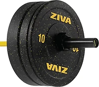ZIVA 250 lb Olympic Bumper Plate Weight Set