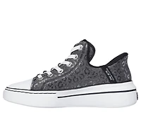 Skechers Women's Snoop One Leather Leopard Disco Shoes