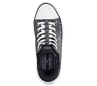 Skechers Women's Snoop One Leather Leopard Disco Shoes