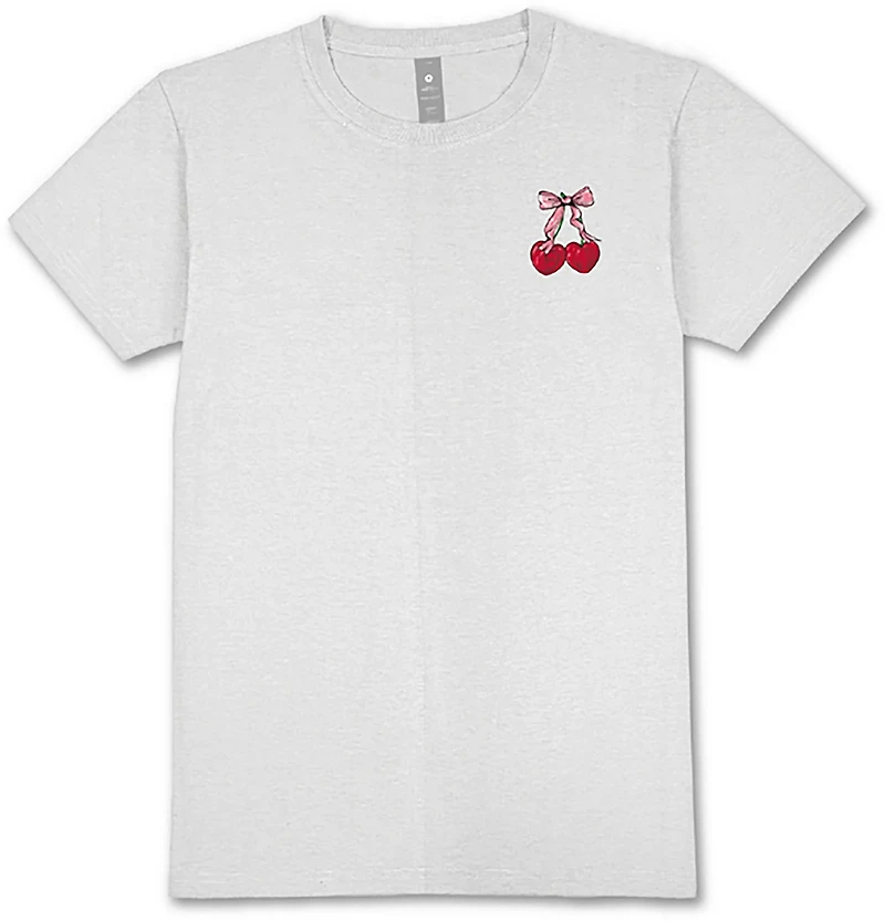 Simply Southern Women's Cherry Bow T-shirt
