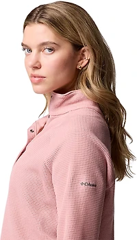 Columbia Sportswear Women's Holly Hideaway Waffle 1/2 Snap Top