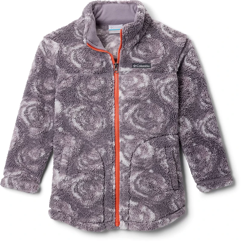 Columbia Sportswear Girls' West Blend Printed Full Zip Fleece Jacket