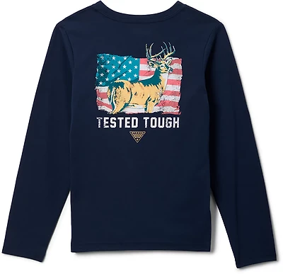 Columbia Sportswear Boys' Antlers Americana Long Sleeve T-shirt