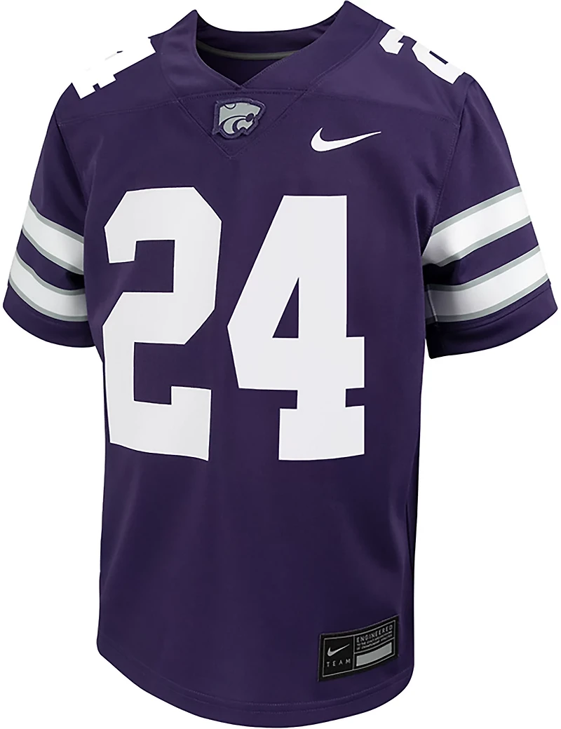 Youth Nike 24 Kansas State Wildcats Untouchable Football Jersey