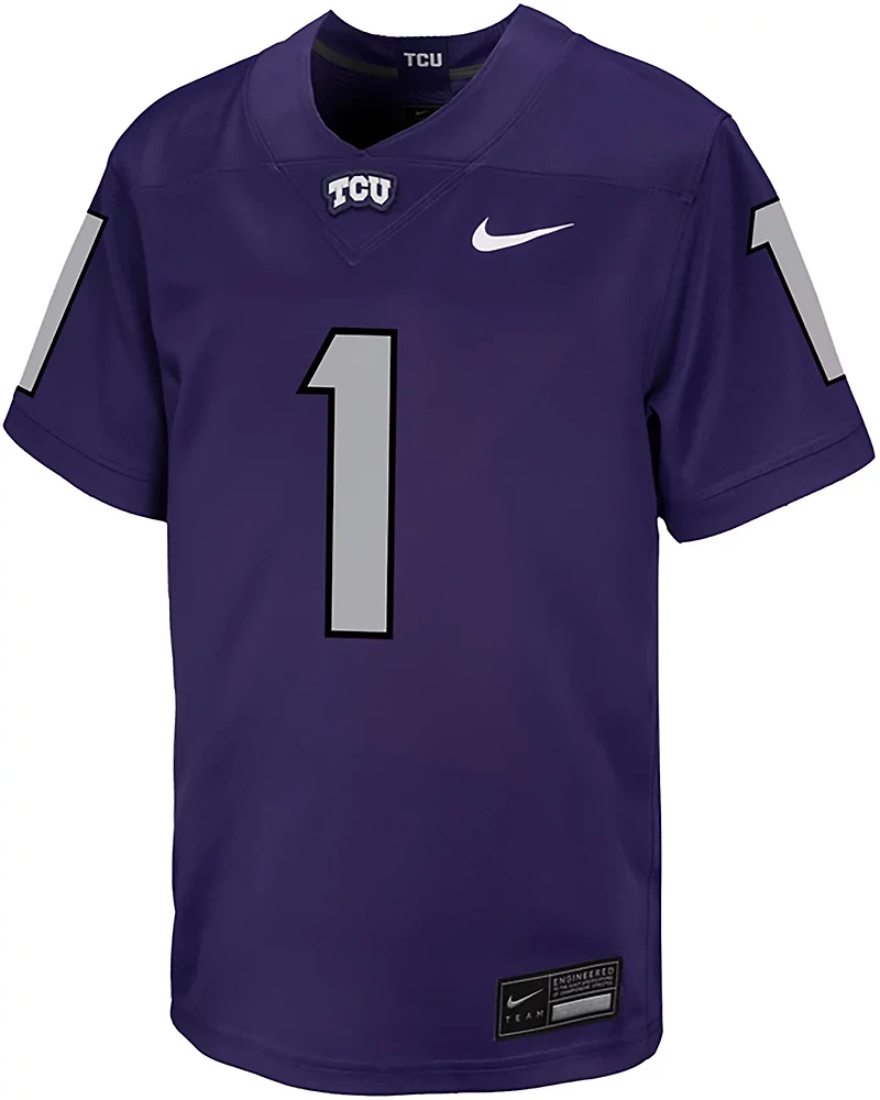 Nike Boys' 4-7 TCU Replica Football Jersey