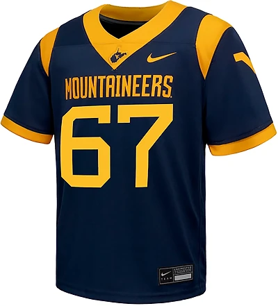 Nike Boys' 4-7 West Virginia Replica Football Jersey