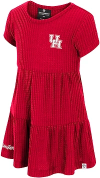 Colosseum Athletics Toddlers' Houston Beautopia Waffle Short Sleeve Dress