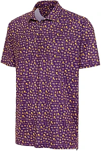 Antigua Men's LSU Lateral Polo Shirt