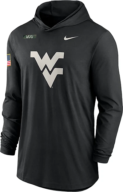 Nike Men's West Virginia Military Appreciation Long Sleeve Hooded Top