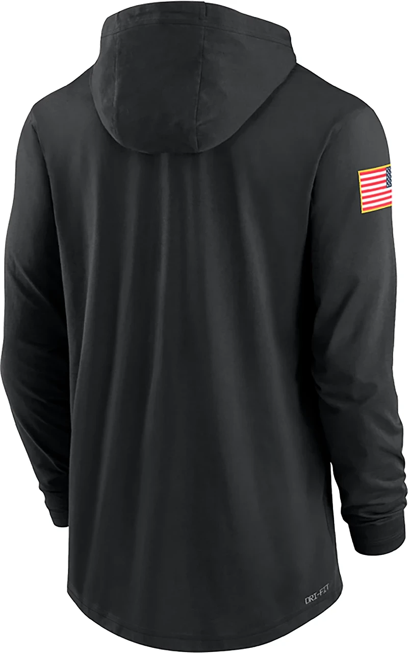 Nike Men's West Virginia Military Appreciation Long Sleeve Hooded Top