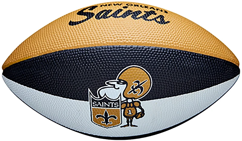 Wilson New Orleans Saints Mini Retro Football