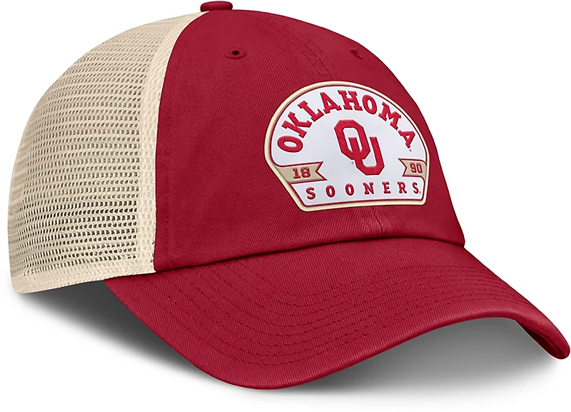 Fanatics Men's Oklahoma College Archaic Unstructured Adjustable Mesh Back Cap