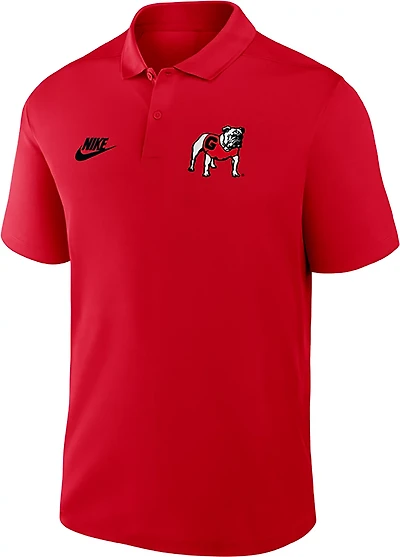 Nike Men's Georgia Victory Legacy Vault Logo Short Sleeve Polo