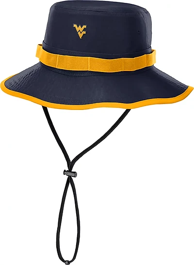 Nike West Virginia Mountaineers 2025 Sideline Apex Boonie Performance Bucket Hat