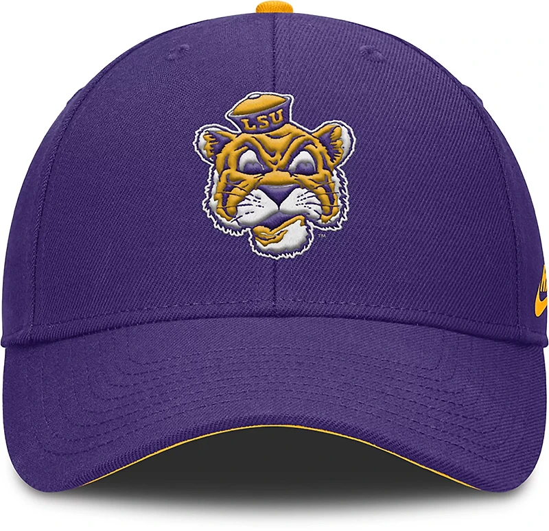Nike Adults' LSU Dri-Fit Academic Helmet Logo Structured Club Cap