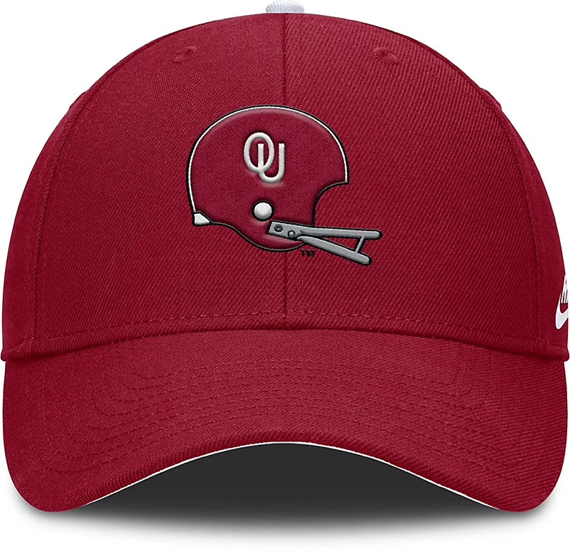 Nike Adults' Oklahoma Dri-Fit Academic Helmet Logo Structured Club Cap