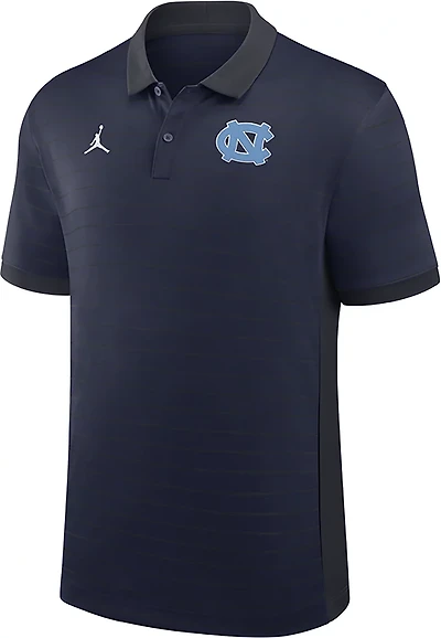 Jordan Brand North Carolina Tar Heels 2025 Early Season Coaches Sideline Victory Stripe Performance Polo