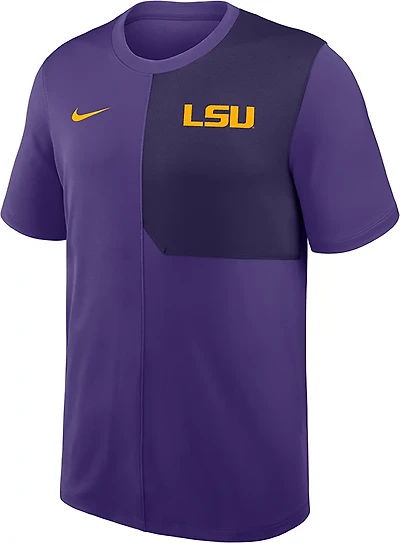 Nike Men's LSU Dri-Fit UV Coach T-shirt