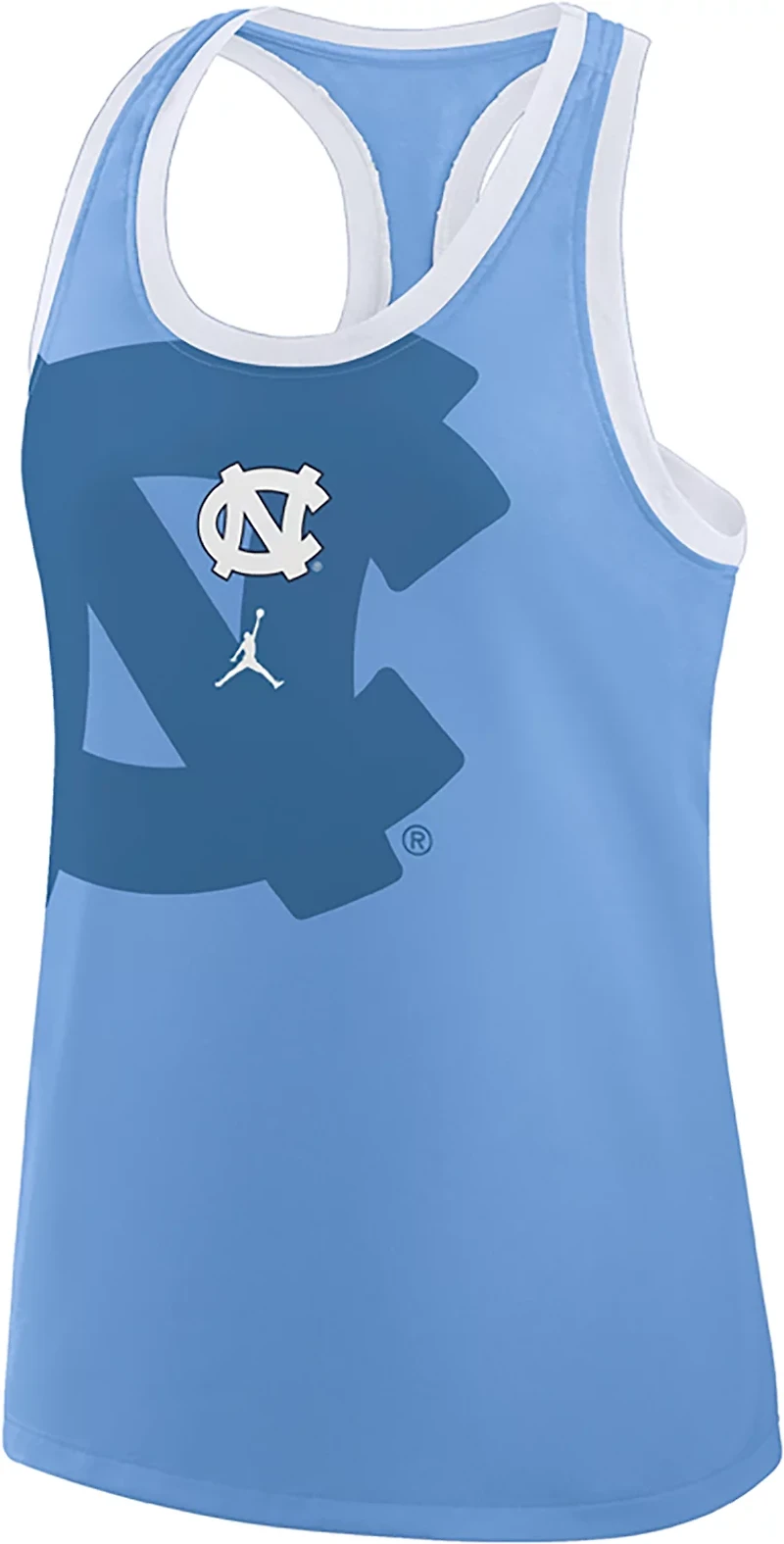 Jordan Women's UNC Racerback Shadow Graphic Tank Top