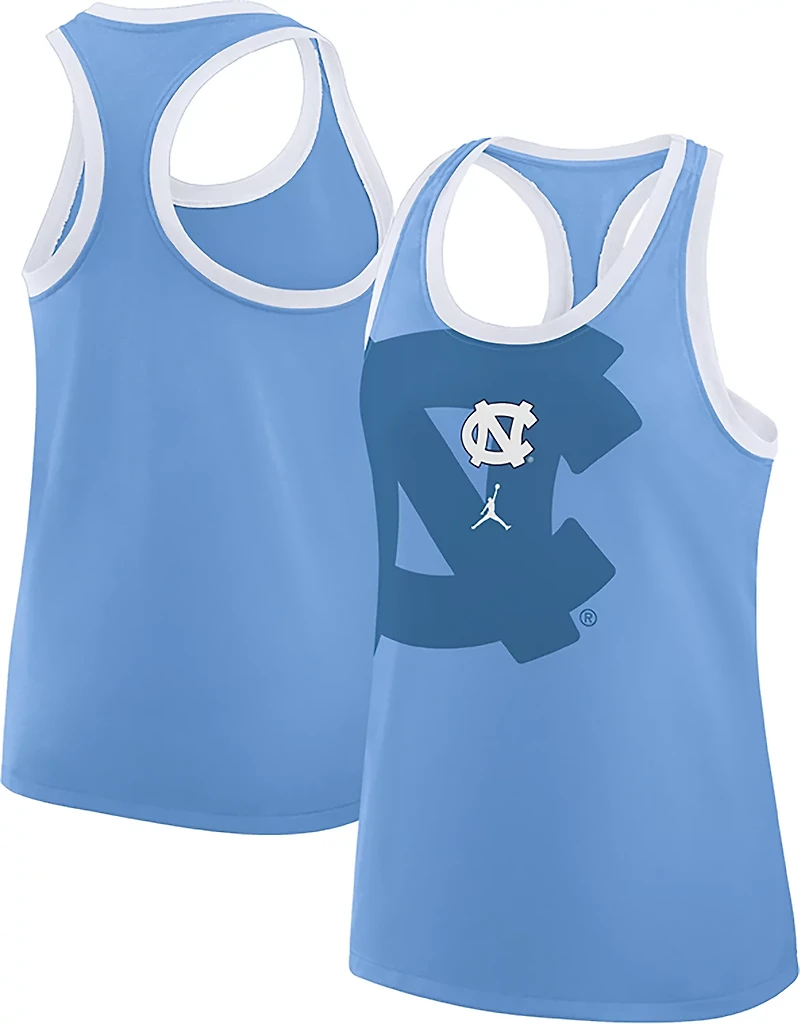 Jordan Women's UNC Racerback Shadow Graphic Tank Top