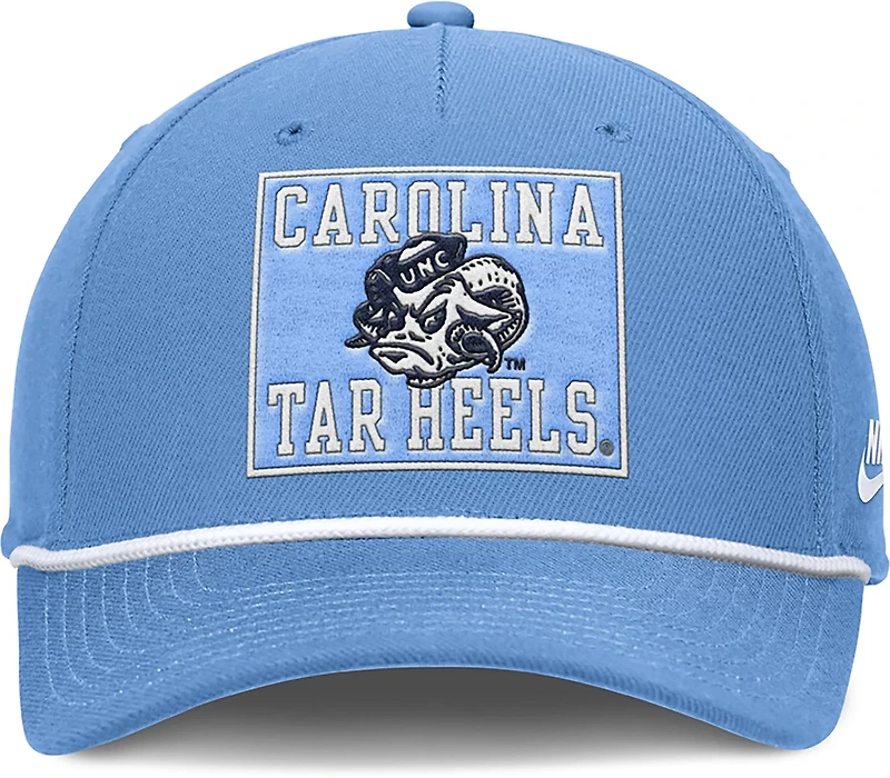 Nike Adults' UNC Rise Academic Patch Rope Structured Adjustable Cap