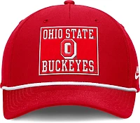 Nike Adults' Ohio State Rise Academic Patch Rope Structured Adjustable Cap