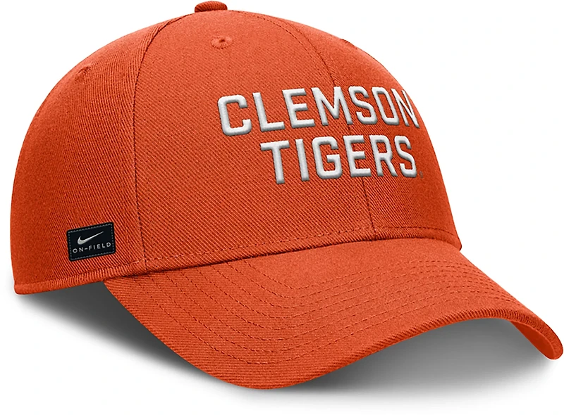 Nike Adults' Clemson Rise Practice Structured Adjustable Cap