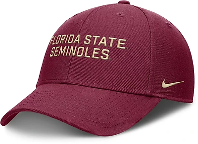 Nike Adults' Florida State Rise Practice Structured Adjustable Cap