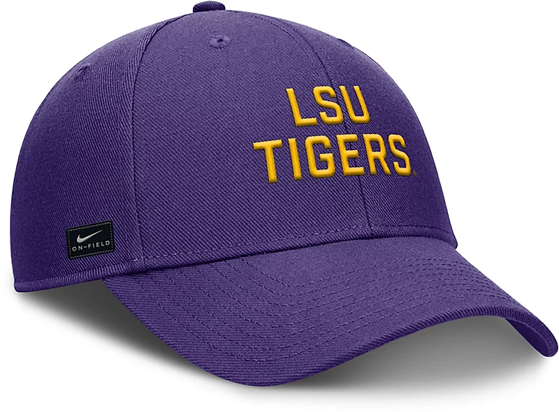 Nike Adults' LSU Rise Practice Structured Adjustable Cap