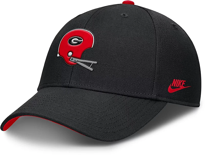Nike Adults' Georgia Dri-Fit Academic Helmet Logo Structured Club Cap