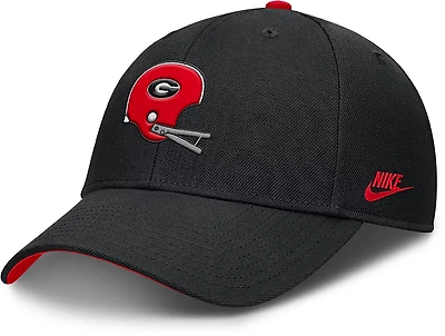 Nike Adults' Georgia Dri-Fit Academic Helmet Logo Structured Club Cap