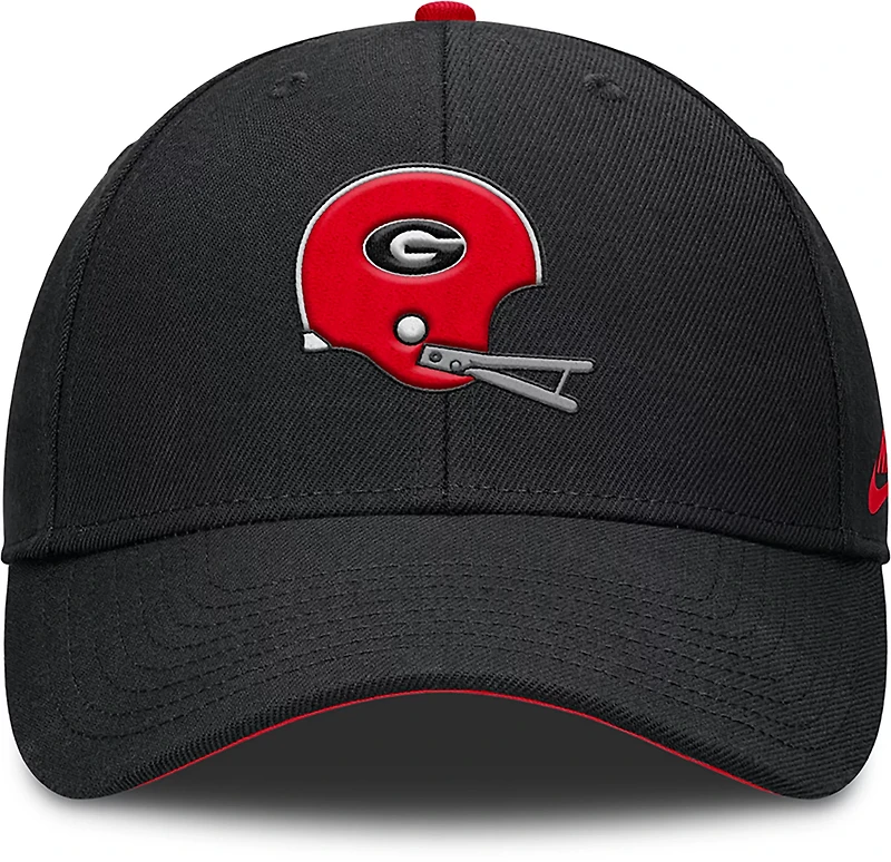 Nike Adults' Georgia Dri-Fit Academic Helmet Logo Structured Club Cap
