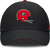 Nike Adults' Georgia Dri-Fit Academic Helmet Logo Structured Club Cap
