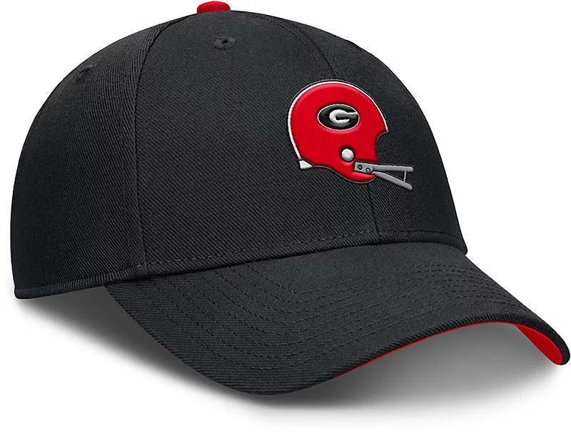 Nike Adults' Georgia Dri-Fit Academic Helmet Logo Structured Club Cap