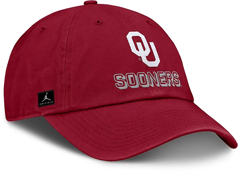 Jordan Men's Oklahoma Primary Logo Gameday Unstructured Adjustable Club Cap