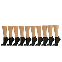 BCG Kids' Arch Support No Show Socks 10-Pack