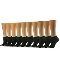 BCG Kids' Arch Support No Show Socks 10-Pack