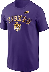 Nike Men's LSU Arch Vault Logo Legacy Football T-shirt