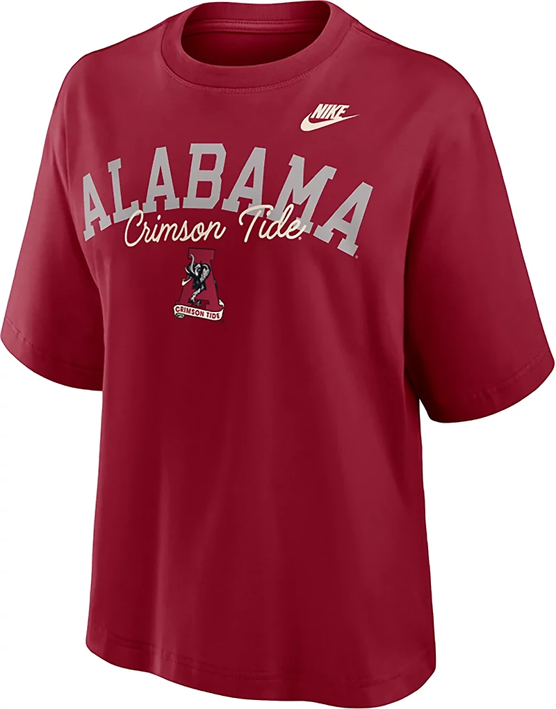 Nike Women's Alabama Vault Logo Legacy Boxy T-shirt