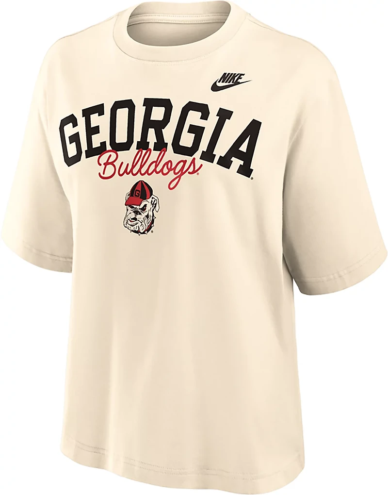 Nike Women's Georgia Vault Logo Legacy Boxy T-shirt