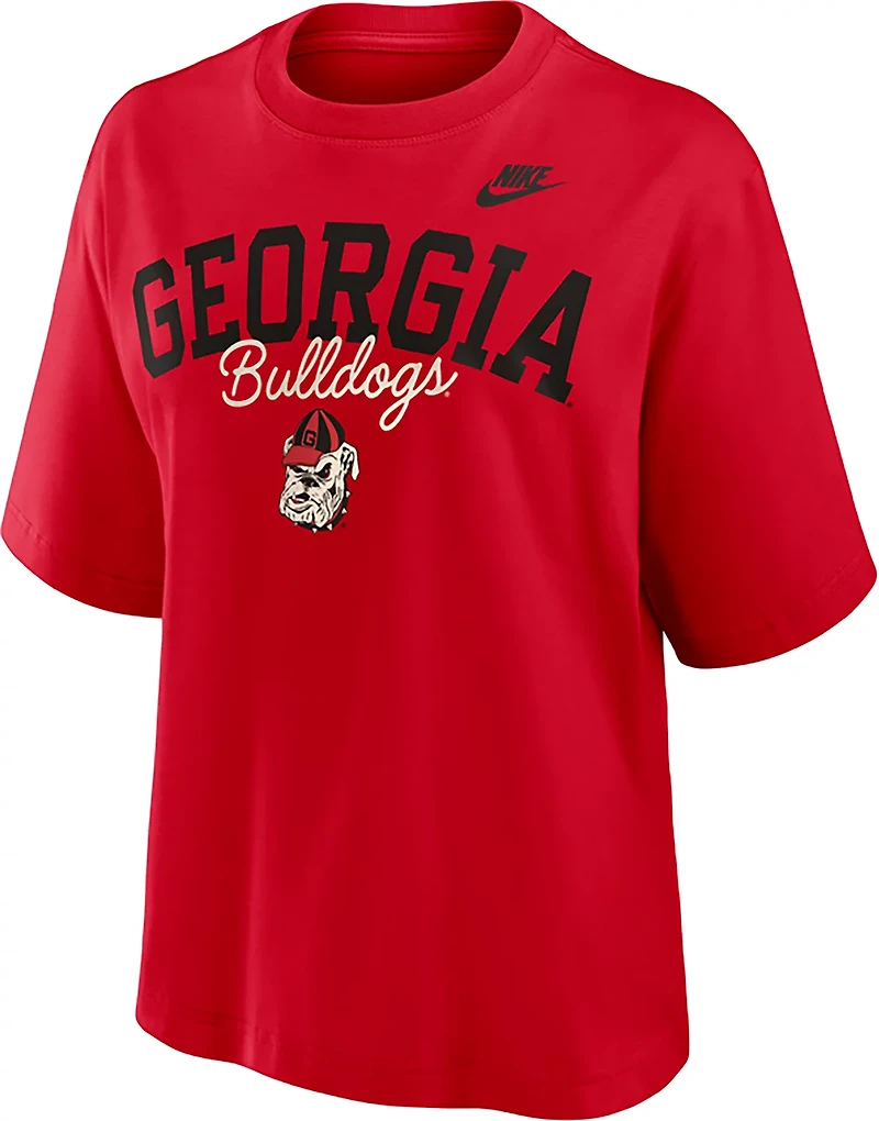 Nike Women's Georgia Vault Logo Legacy Boxy T-shirt