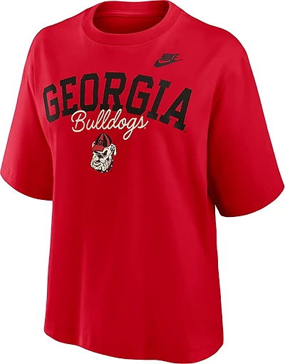 Nike Women's Georgia Vault Logo Legacy Boxy T-shirt
