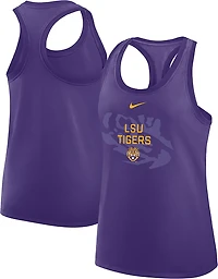 Nike Women's LSU Team Over Primary Logo Racerback Tank Top