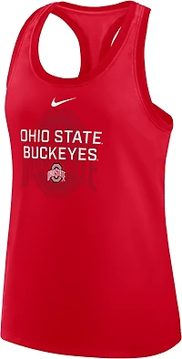 Nike Women's Ohio State Team Over Primary Logo Racerback Tank Top