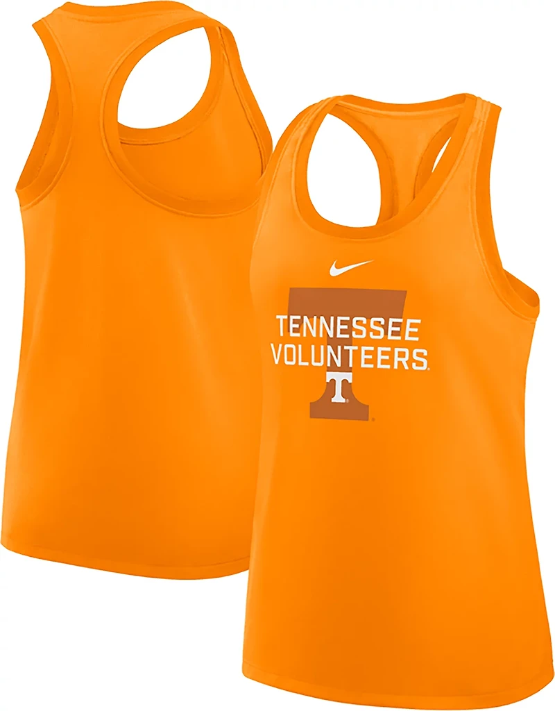 Nike Women's Tennessee Team Over Primary Logo Racerback Tank Top