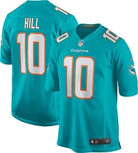 Nike Men's Dolphins Tyreek Hill #10 Name & Number Home Game Jersey