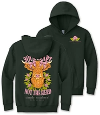 Simply Southern Girls' Follow Forest Green Hoodie