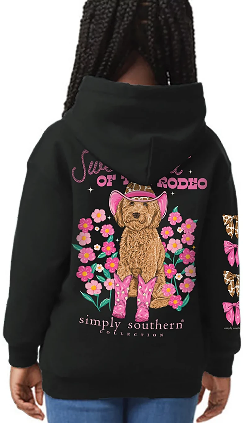 Simply Southern Girls' Sweetheart Black Hoodie