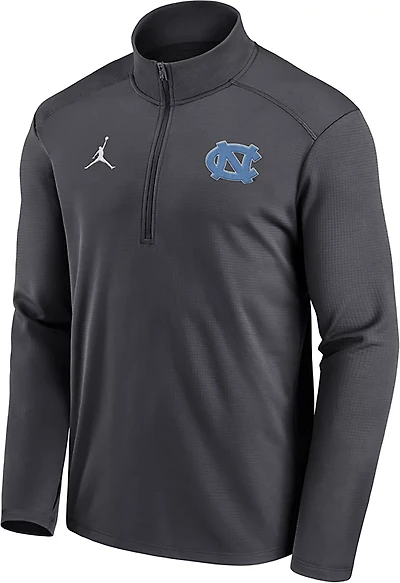 Jordan Men's UNC Primary Logo Pacer 1/2 Zip Pullover